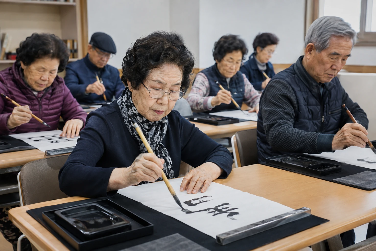 노인 평생교육 프로그램 이용 안내 현장