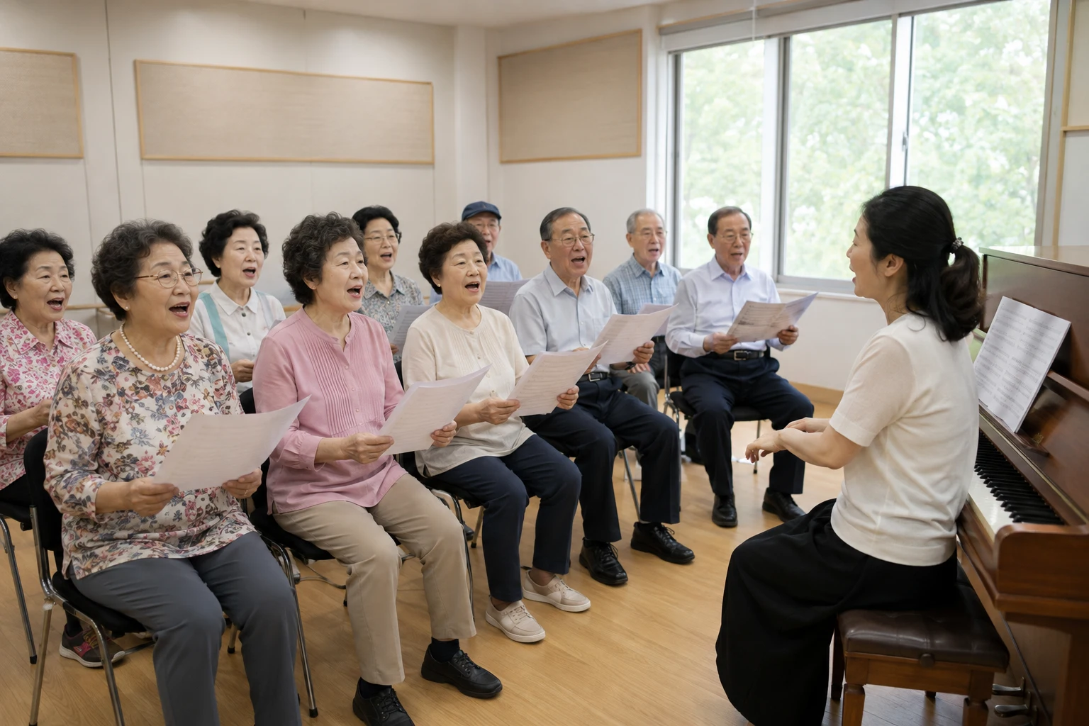 노인 문화 프로그램 안내 이미지